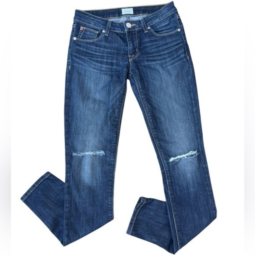 Hudson Krista Super Skinny Distressed Skinny Jeans